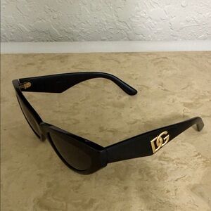 Dolce and Gabbana Black Sunglasses and case